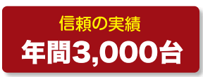 信頼の実績40,000台